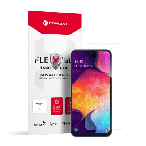  Szkło na telefon Samsung Galaxy A50 Hybrydowe Forcell Flexible Nano Glass