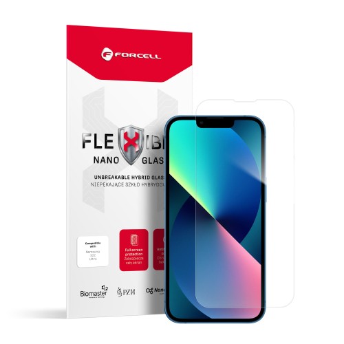Szkło na telefon iPhone 13 MINI Hybrydowe Forcell Flexible Nano Glass