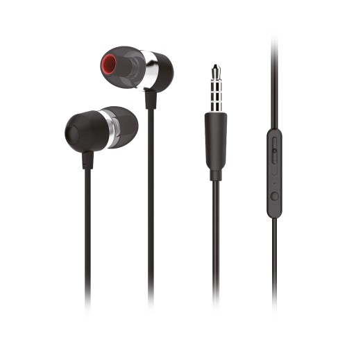 Premium Sound Hi-Fi Earphones Forcell U3 mini jack 3,5mm Black