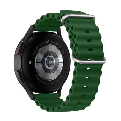 Pasek do Samsung Galaxy Watch Forcell sprzączka silikon 22mm zielona FS01 Forcell F-Design