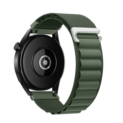 Pasek do Samsung Galaxy Watch sprzączka włókno poliestrowe 22mm zielona FS05 Forcell F-Design