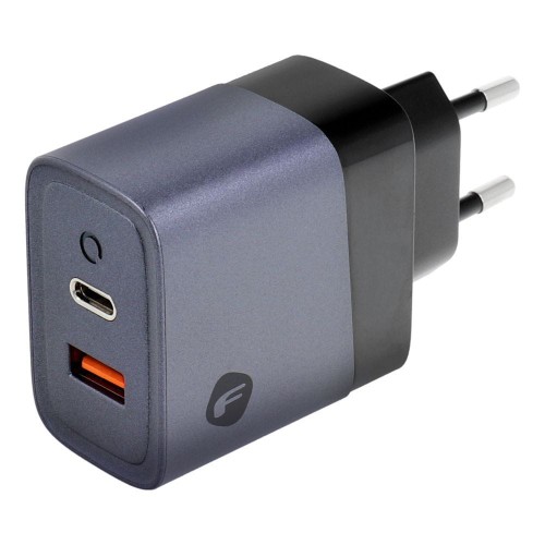 Szybka ładowarka GaN USB C + USB A QC4.0 4A PD 45W szara VT-39 Forcell F-Energy 