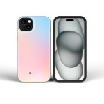 Etui na iPhone 16 Forcell  F-Protect Mirage Military Drop-Test kompatybilny z MagSafe pinky blue