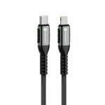 Kabel USB C do Lightning PD 3A 27W Cafule 1,2 m Forcell F-Energy C259 czarny
