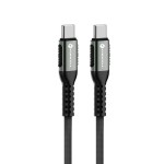  Kabel USB C do Typ C QC4.0 PD 5A 100W Cafule 1,2 m Forcell F-Energy C260 czarny