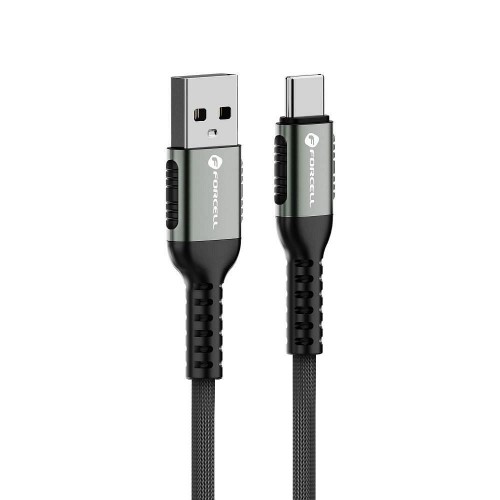 Kabel USB A do Typ C QC3.0 3A 66W Cafule 3 m Forcell F-Energy C256 czarny