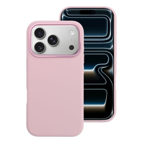 Etui na iPhone 16 Pro Forcell F-Protect Frame Premium zgodny z MagSafe różowy