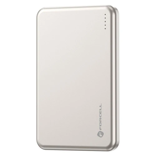 Forcell powerbank Slim f5k9 srebrny